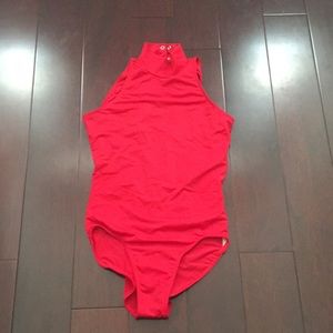 Balera Dancewear red leotard